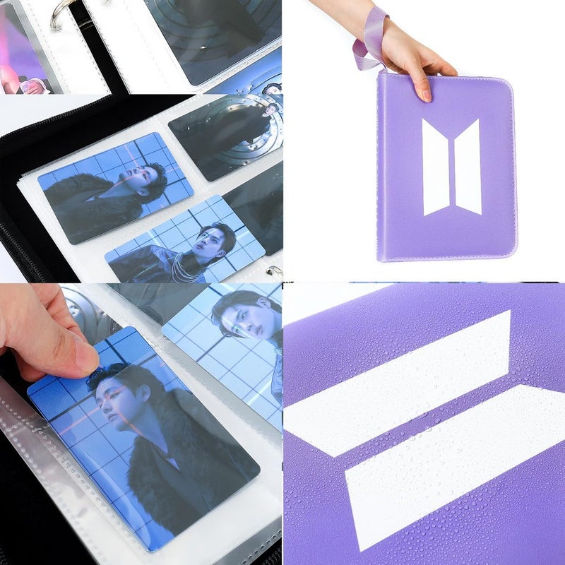 YANENG Photocards Binder 400 Pockets Album Photo Card Holder Collection Merch for Army Fans Gifts - Image 4